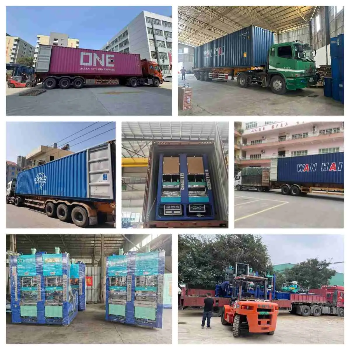 4 station EVA shoes machine shipping
