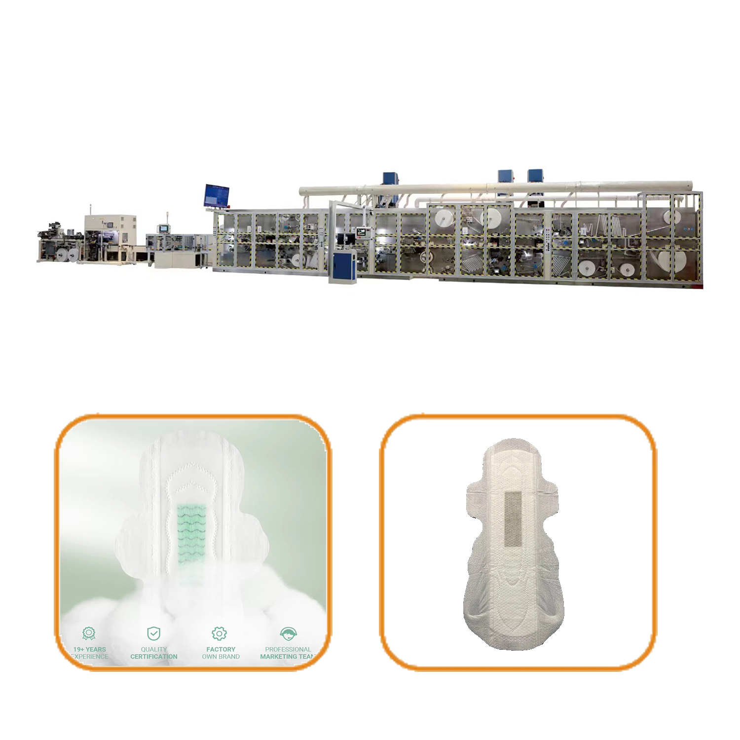 65.Smart Servo Sanitary Napkin Manufacturing Machine 65.Smart Servo Sanitary Napkin Manufacturing Machine