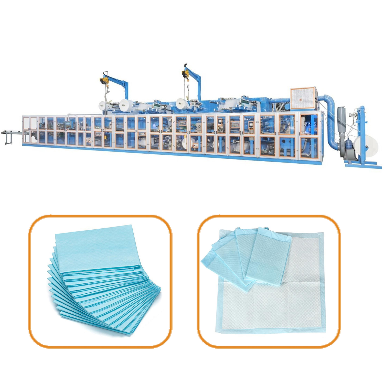 67.High Efficiency Disposable Pet Pad Production Line 67.High Efficiency Disposable Pet Pad Production Line