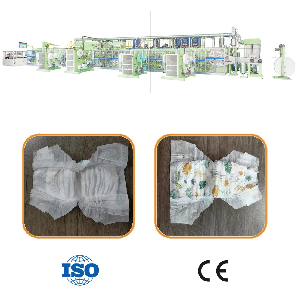 Africa Market Elastic Waist Band Baby Diaper Machine