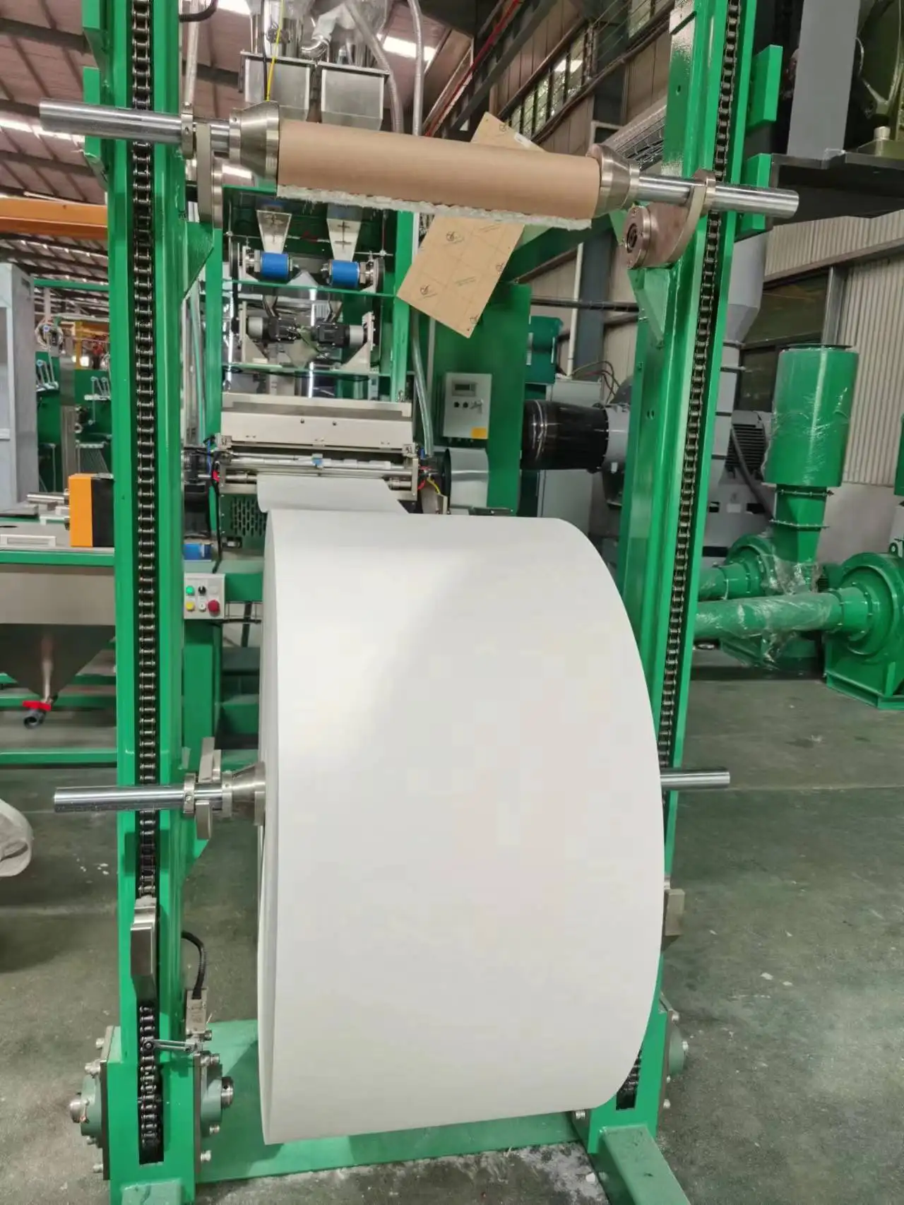 Full servo Africa market Elastic waist band baby diaper machine