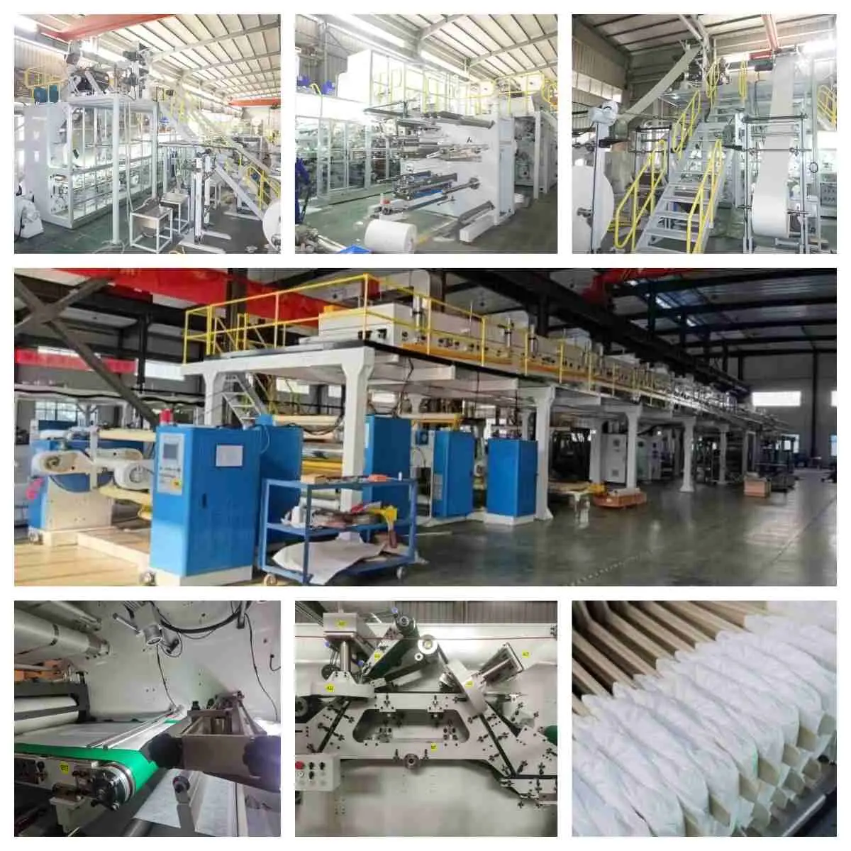 Full servo pull-up adult diaper machine factory view
