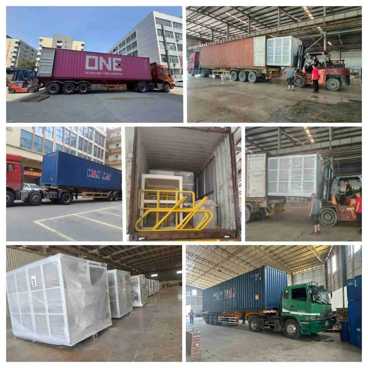 Full servo sanitary pad machine factory shiping