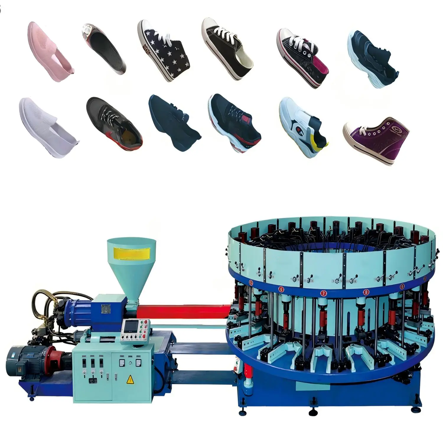 PVC injection shoes machine (1)
