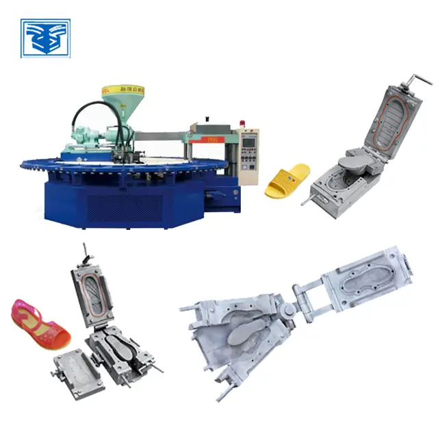 PVC one color injection shoes machine mold (4)