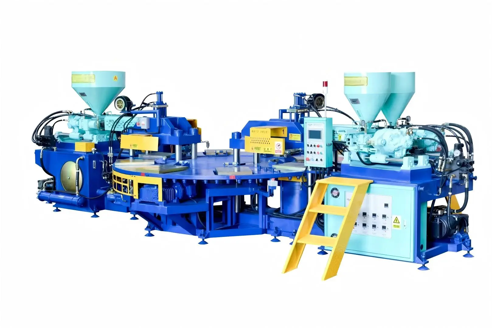 PVC two color injection shoes machine (2)