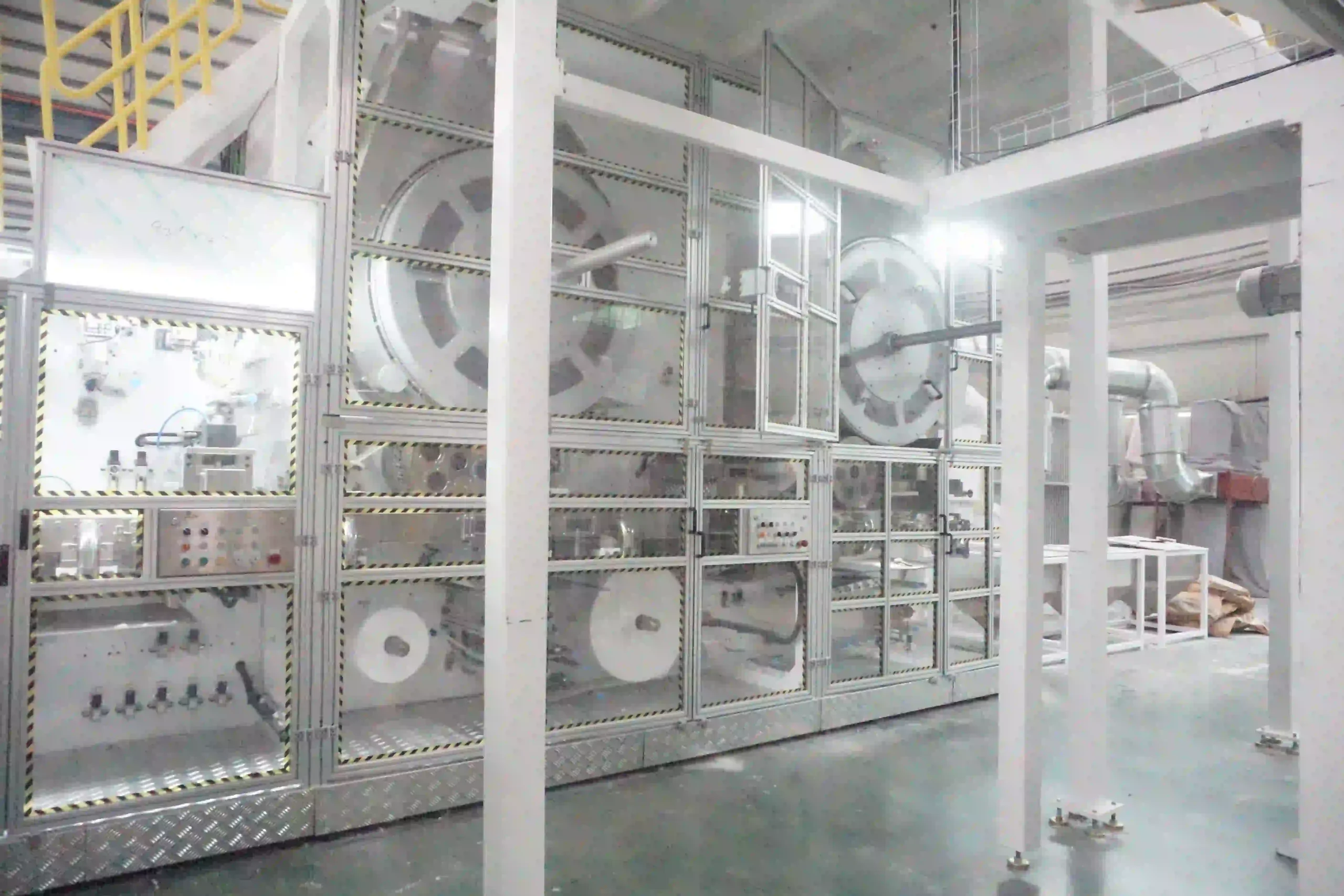 T shape Baby Diaper machine