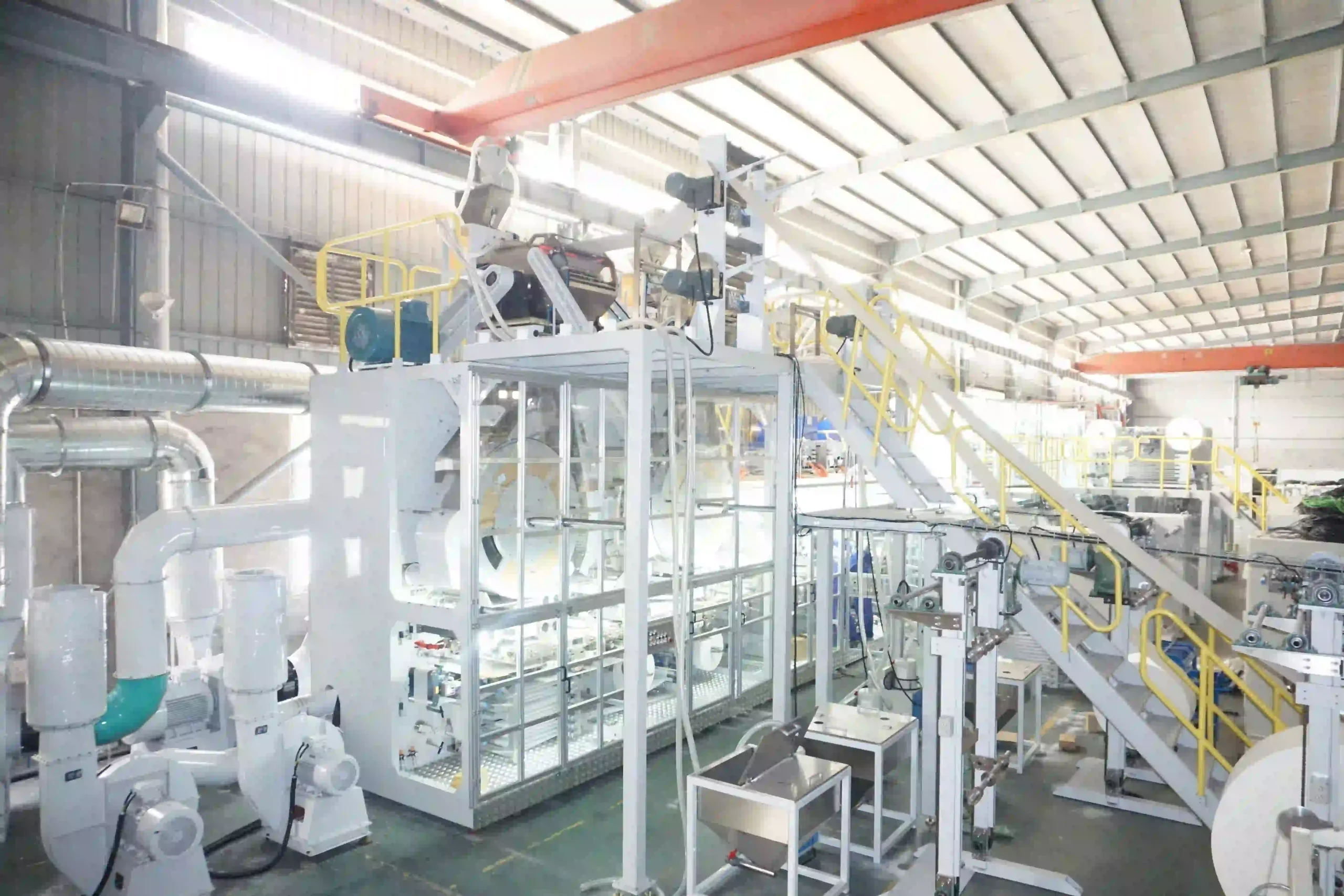 T shape Baby Diaper machine