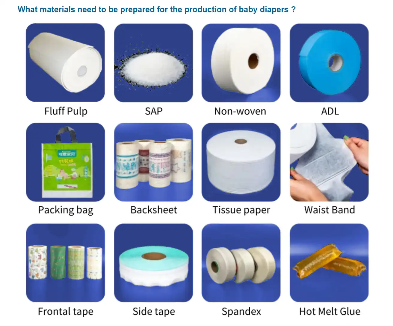 T shape Baby Diaper machine