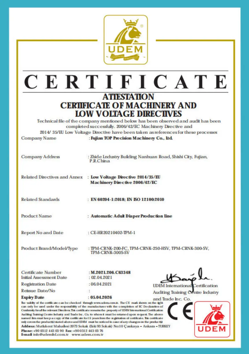 BAYEUX certificate