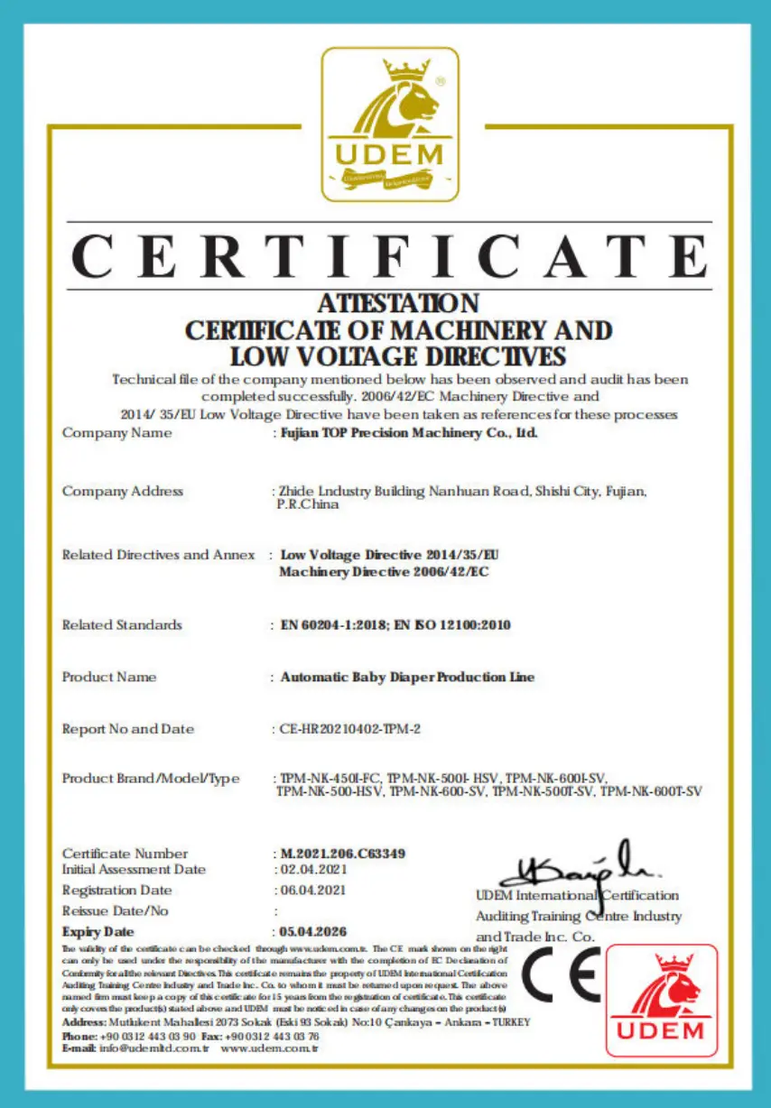 BAYEUX certificate